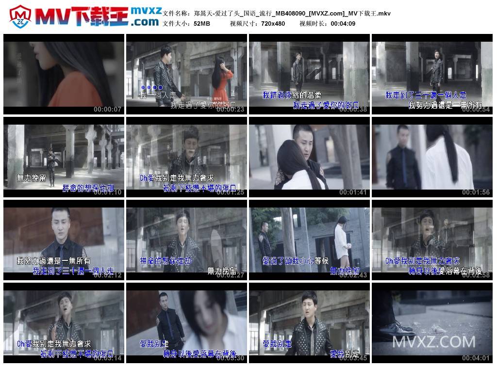 郑暠天-爱过了头_国语_流行_MB408090
